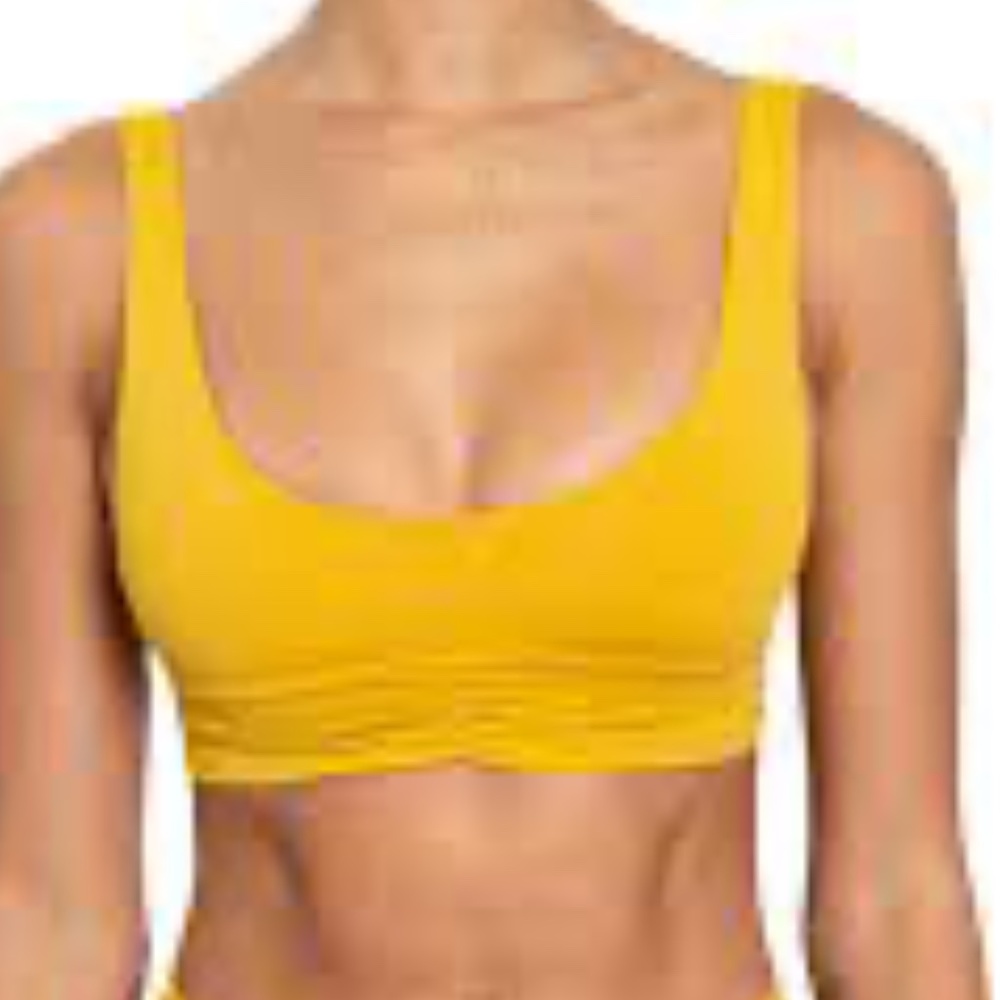 Riot Swim Pico Top Mustard